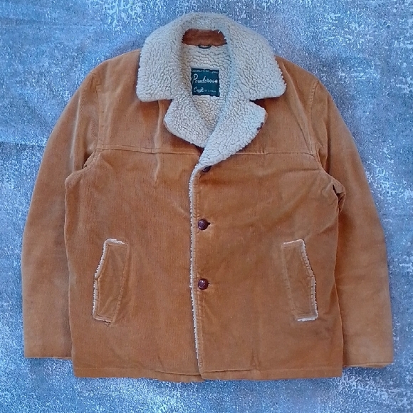 Vintage Other - Vintage 70s Sherpa Ranch Style Corduroy Jacket